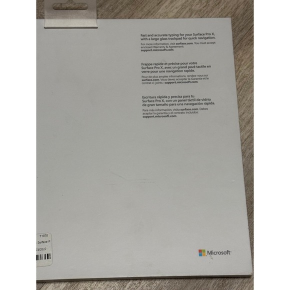 Microsoft Surface Pro Type Cover, a keyboard accessory for the Surface Pro line. - Picture 9 of 12